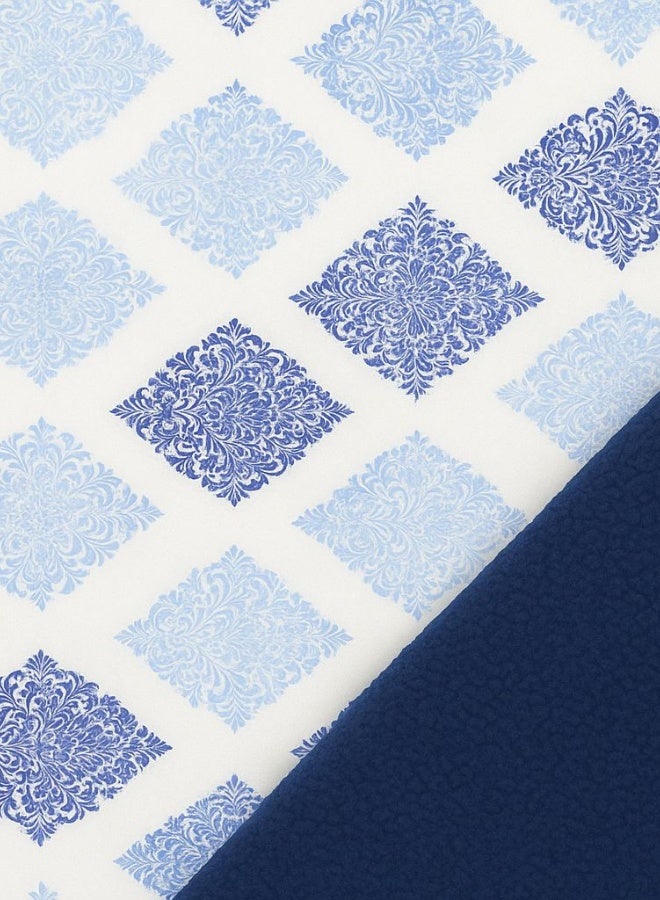 سنوز لحاف شتوي فرو دبل فيس، تصميم رويال، 220*235سم - Image 3