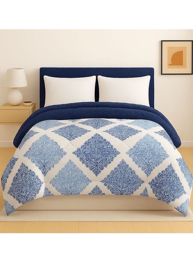 سنوز لحاف شتوي فرو دبل فيس، تصميم رويال، 220*235سم - Image 1