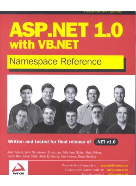 ASP.NET 1.0 Namespace Reference Using Visual Basic.NET