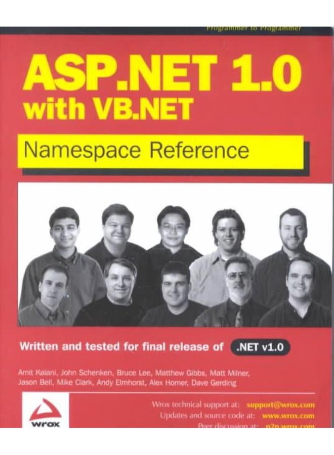 ASP.NET 1.0 Namespace Reference Using Visual Basic.NET