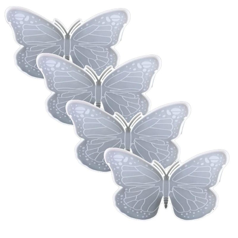 Snoogg SNOOGG Pack of 8 Inch / 5 Piece of Butterfly Mould Epoxy Resin Casting Moulds for Making and DY Home Decoration Resin Art, Butterfly Keychain Earring - Image 1