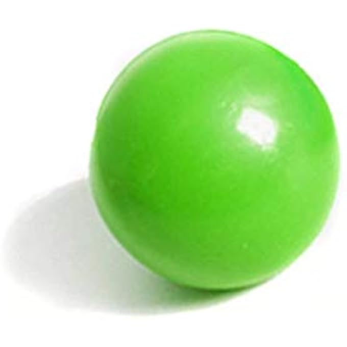 Balls Stress Relief ToysStress Relief , Sticky Ceiling Juggling Sticky Game Catch for Children Parents, Can Be Glued to The Ceiling (Color : Green, Size : 65mm) - Image 1