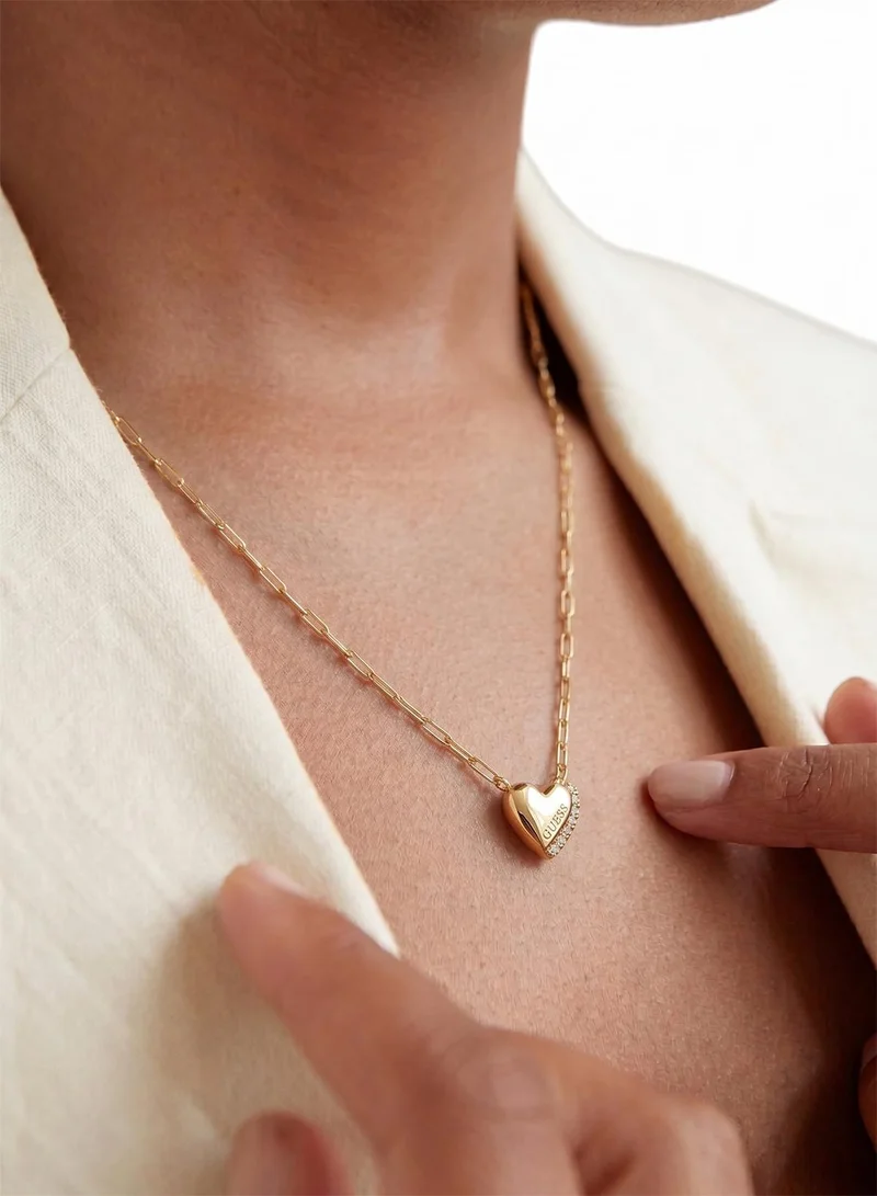GUESS  Heart Chain Necklace for Women | Best Price UAE