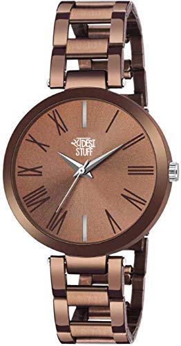 SWADESI STUFF Metal Brown Dial Analogue Watch For Women's & Girls - Image 1