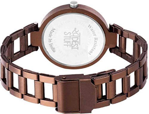 SWADESI STUFF Metal Brown Dial Analogue Watch For Women's & Girls - Image 2