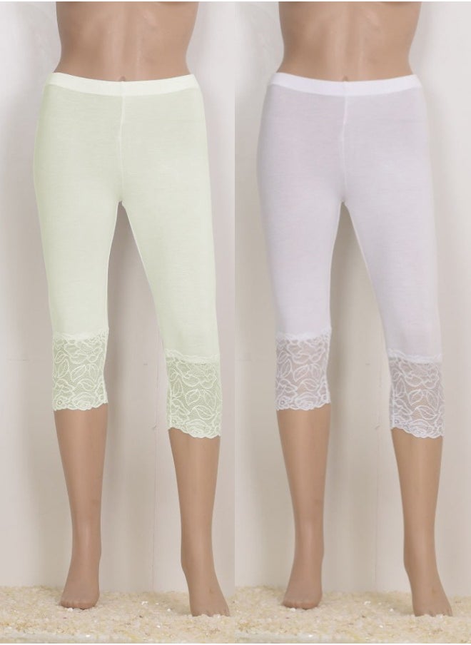 Bashayer Two pieces of Pintcore viscose lace  - Image 1