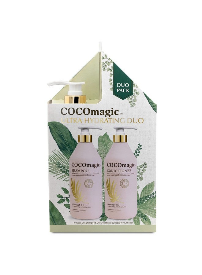 cocomagic Ocomagic Shampoo And Conditioner Duo Infused With Coconut Oil & Botanical Extracts Deeply Hydrates And Restores Shine (32 Oz) - Image 2