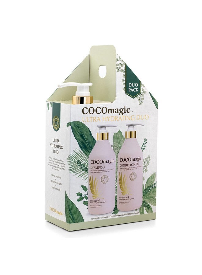 cocomagic Ocomagic Shampoo And Conditioner Duo Infused With Coconut Oil & Botanical Extracts Deeply Hydrates And Restores Shine (32 Oz) - Image 3