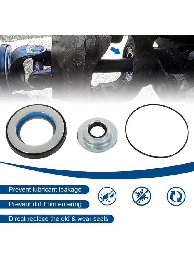 RALZAOTO Front Axle Vacuum Knuckle Seal & Outer Tube Oil Seals Kit Compatible with Ford Super Duty F250 F350 F450 F550 Dana Super 60 2005-2019 Replace #2017426 2014835 54983 (6Pcs) - Image 4