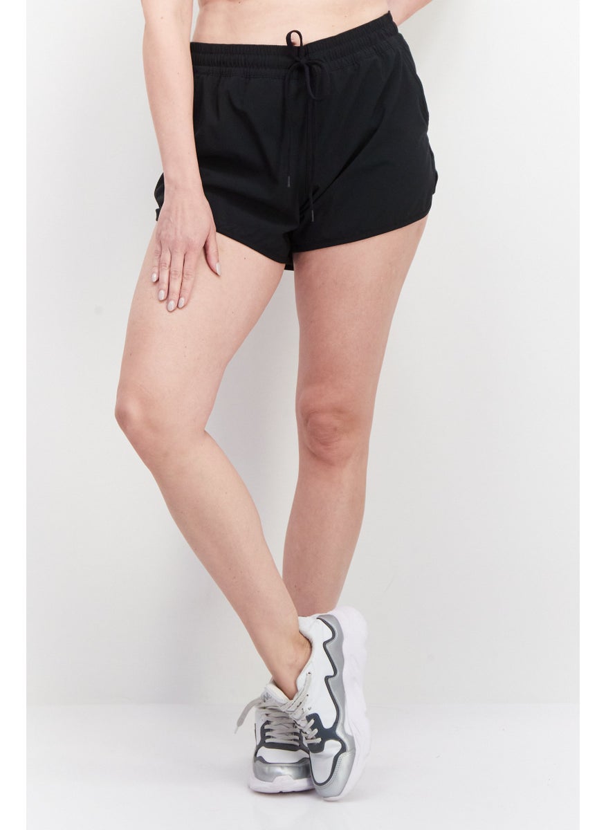 Columbia Women Sportswear Fit Drawstring Training Short, Black  - Image 1