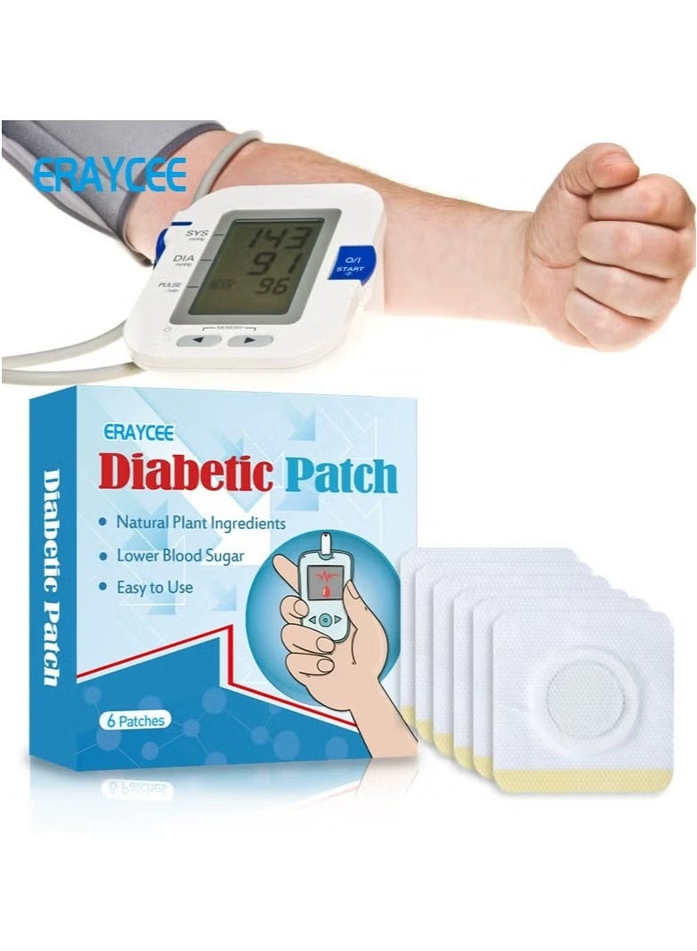 ERAYCEE Herbal Health Patch for Blood Sugar Regulation, Acupuncture Point Balance, Elderly Health Care, and Flat Blood Sugar Levels (6 Patches * 3 Boxes)  - Image 5