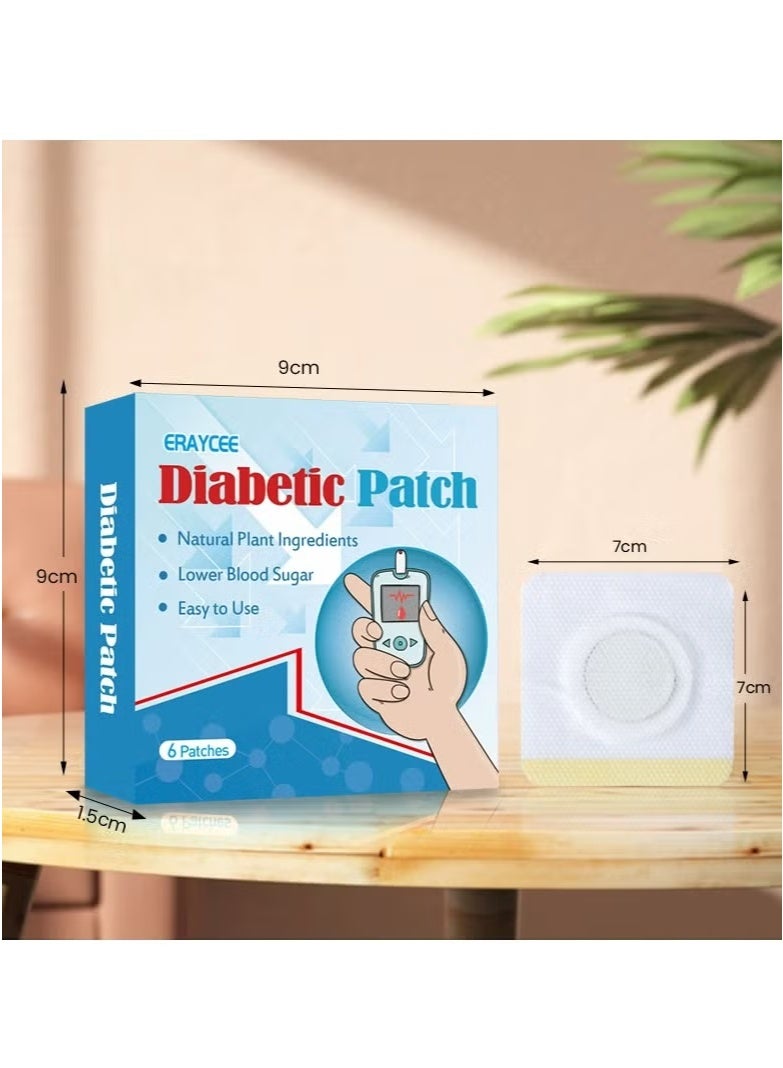 ERAYCEE Herbal Health Patch for Blood Sugar Regulation, Acupuncture Point Balance, Elderly Health Care, and Flat Blood Sugar Levels (6 Patches * 3 Boxes)  - Image 4