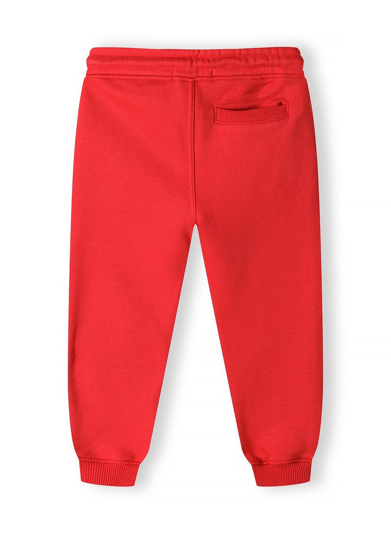 MINOTI Kids Boys' Joggers With Drawstring Waist, Side Pockets and Print Detail - Image 2