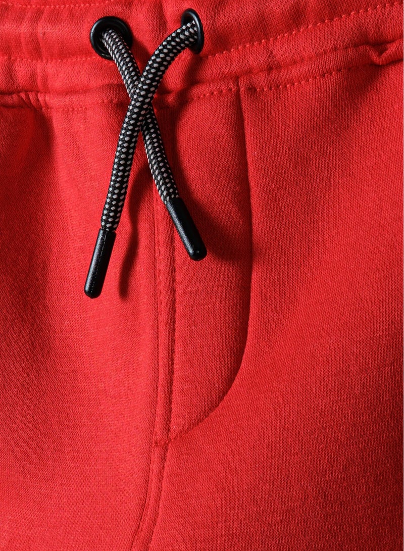 MINOTI Kids Boys' Joggers With Drawstring Waist, Side Pockets and Print Detail - Image 3