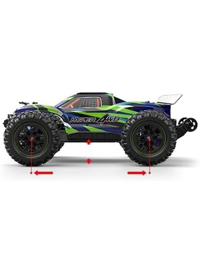 Mjx Rc Hobby Grade Truck High Speed 30Km H 2.4Ghz Remote Control 1 16 Scale Radio Controlled Off Road Electronic Monster RC Truck Rtr All Terrain Green - Image 2