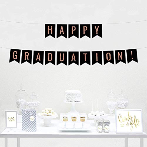 Festiko® 17 Pcs Happy Graduation Combo (Banner, Photobooth Props), Graduation Party Decoration Supplies - Image 2