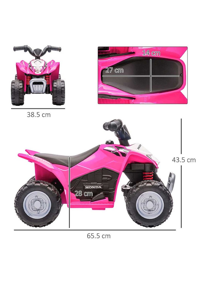 FACTUAL TOYS - HONDA QUAD BIKE ATV ELECTRIC - PINK (6V) - Image 1