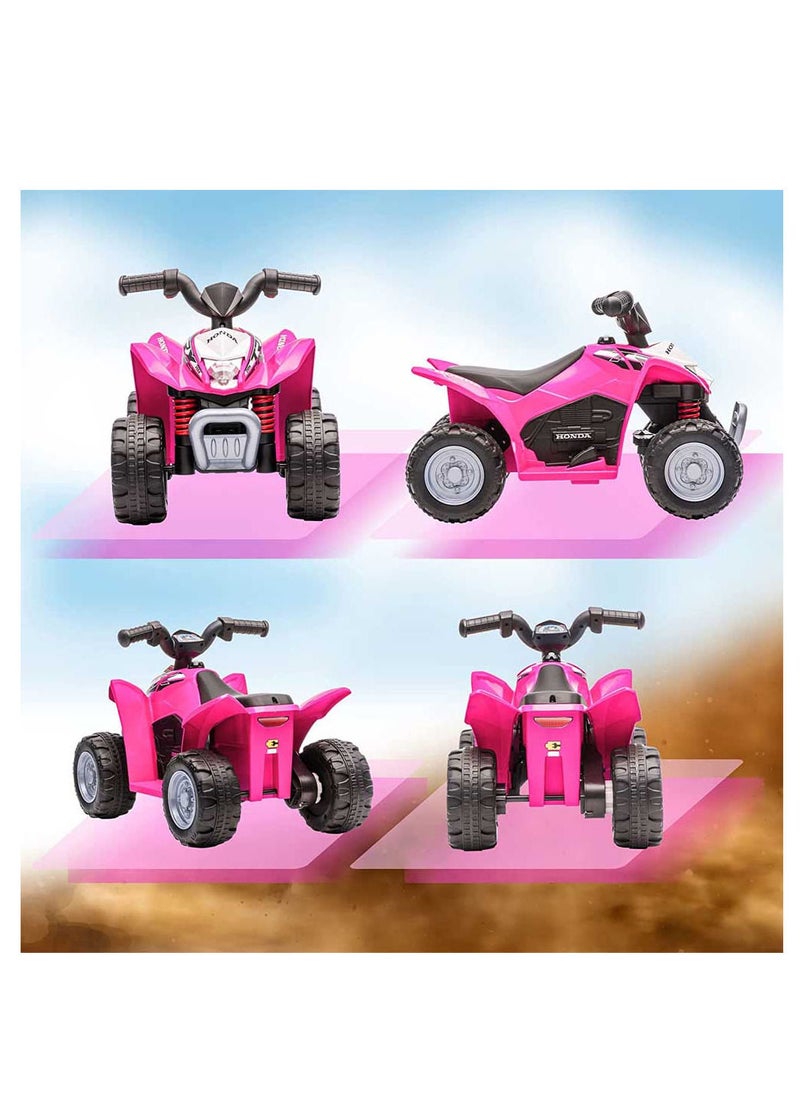 FACTUAL TOYS - HONDA QUAD BIKE ATV ELECTRIC - PINK (6V) - Image 1