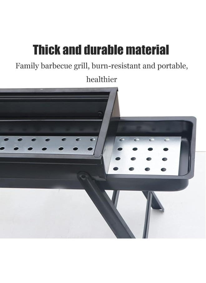 Charcoal grills Portable Foldable Patio Barbecue Charcoal Grill Stove Stainless Steel for Outdoor Camping Picnic