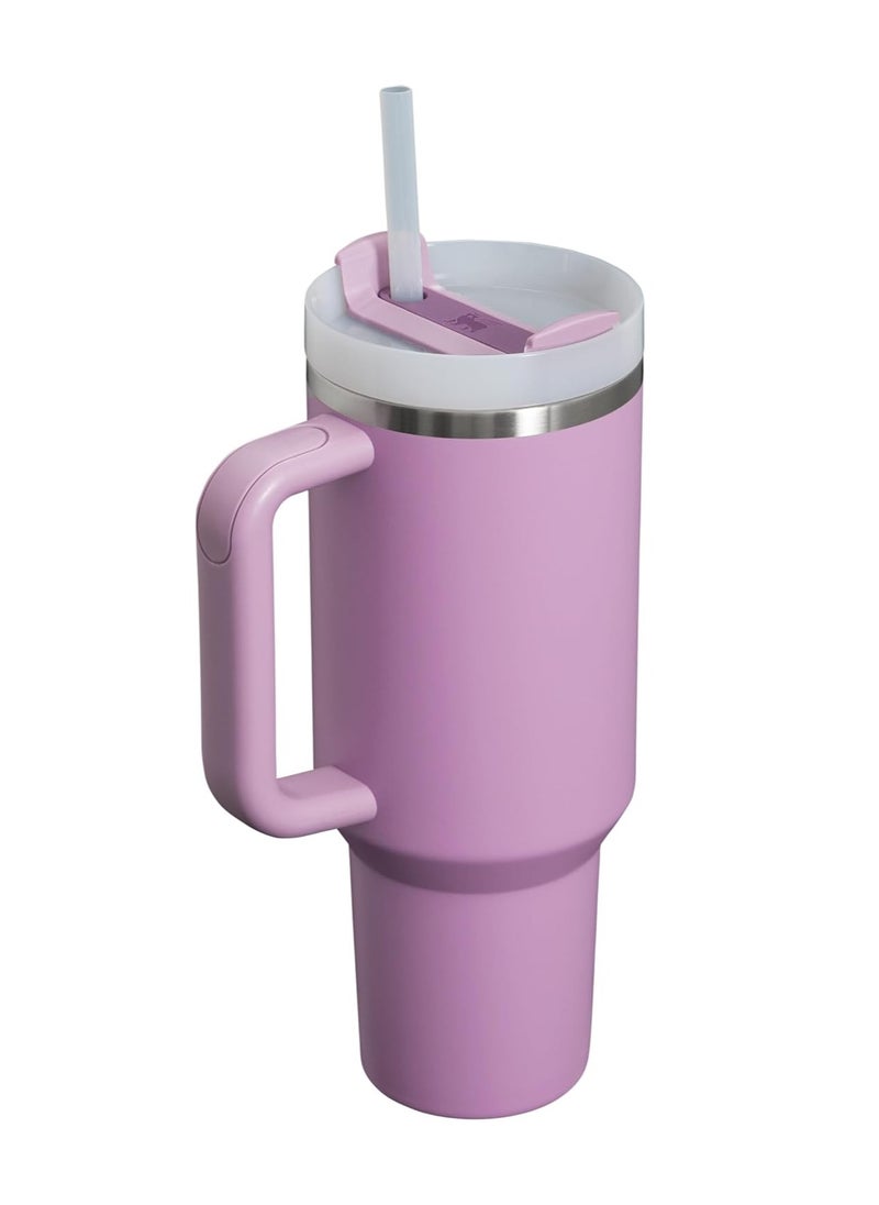 Stanley - Stanley cup H2.0 Stainless Steel with Lid and Straw for Water Iced Tea,Coffee and Smoothie,Lilac,40 oz - Image 1