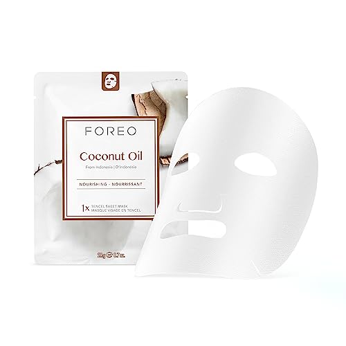 FOREO Coconut Oil Nourishing Sheet Mask for Dehydrated Skin, 3 pack, Deeply Moisturizing Clean Formula, Cruelty-free, Compatible with UFO devices - Image 2
