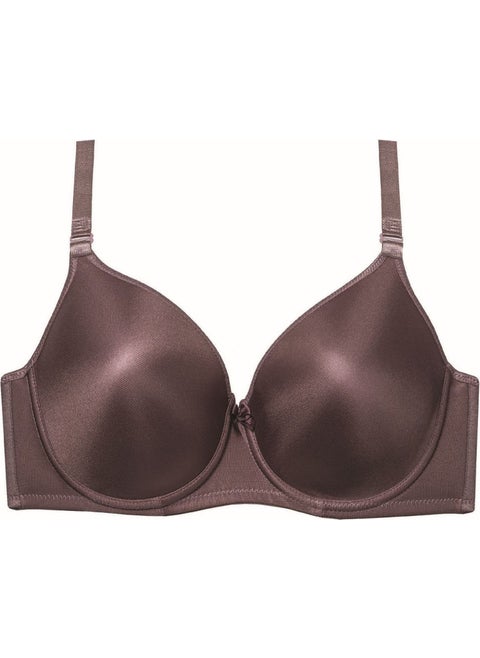 5738 Plain Fabric Thin Sponge Large Size Contouring Bra Zinc