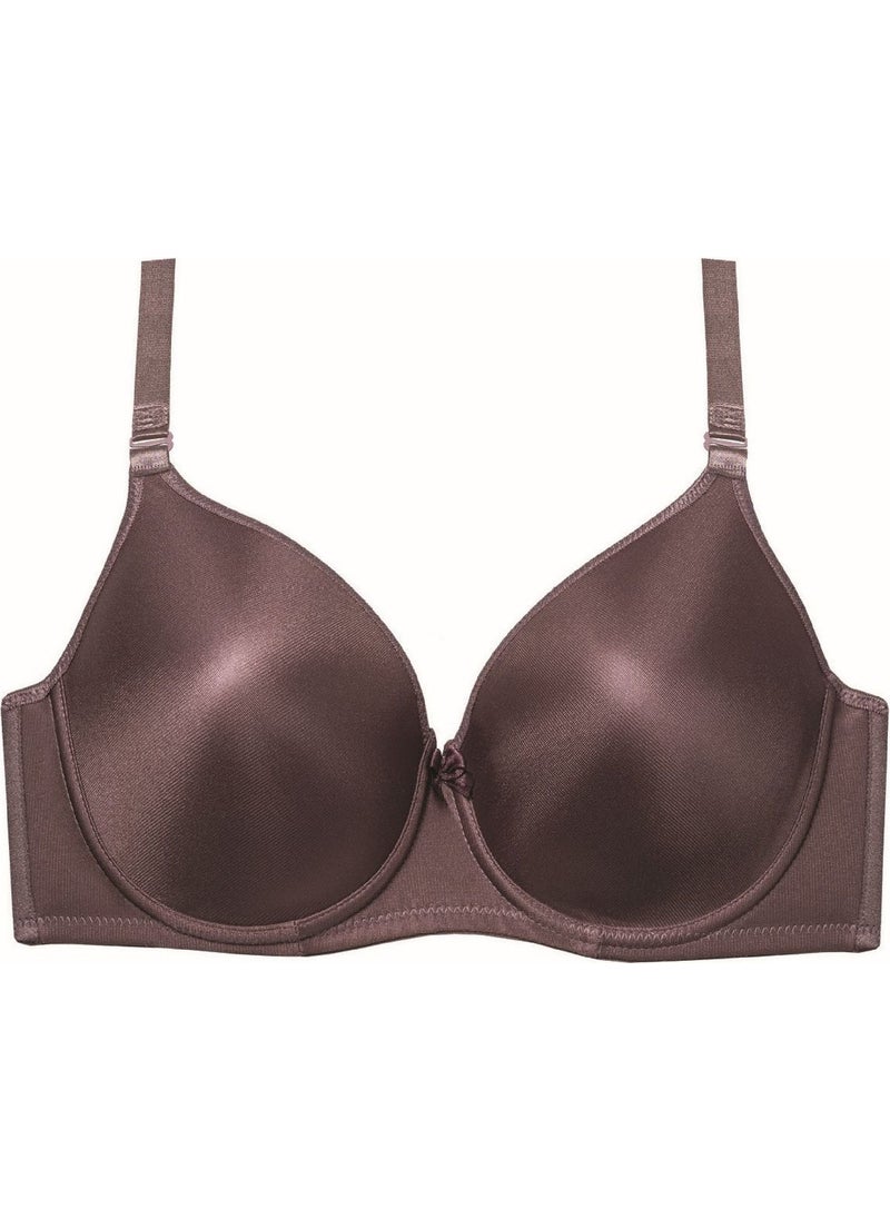 Magic Form 5738 Plain Fabric Thin Sponge Large Size Contouring Bra Zinc 