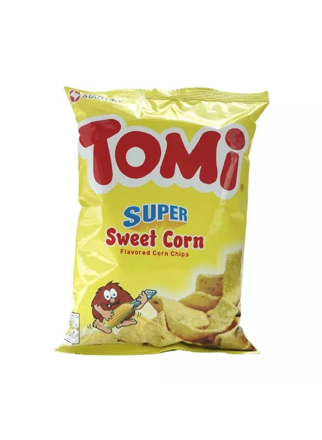 Tomi Super Sweet Corn Flavoured Corn Chips- 110gms - Image 1