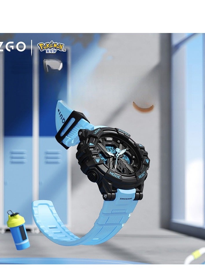 ZGO Co Branded Student Gift Waterproof Night Light Multifunctional Sports Electronic Watch - Image 2