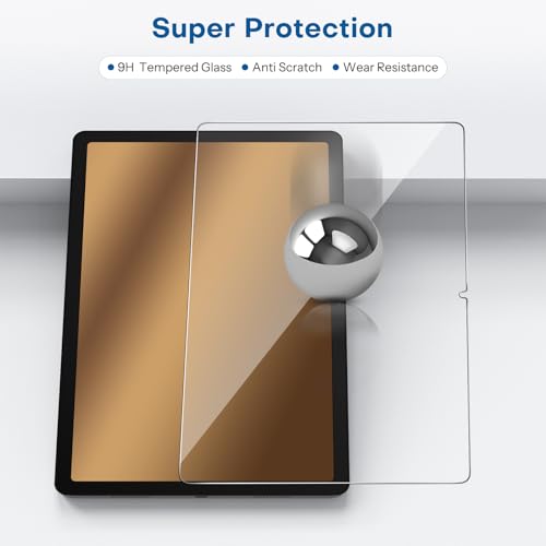 SPARIN 3 Pack Screen Protector for Samsung Galaxy Tab A9 Plus 11 Inch 2023, Tempered Glass Tablet Screen Protector for Galaxy Tab A9+ 5G (SM-X210/X216/X218), Case Friendly, Anti Scratch - Image 4