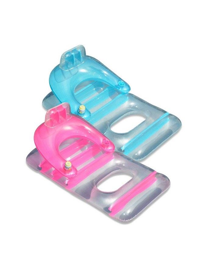 Swimline Deluxe Lounge Chair Colors May Vary (Pink Or Blue) - Image 1