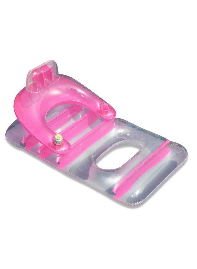 Swimline Deluxe Lounge Chair Colors May Vary (Pink Or Blue) - Image 4