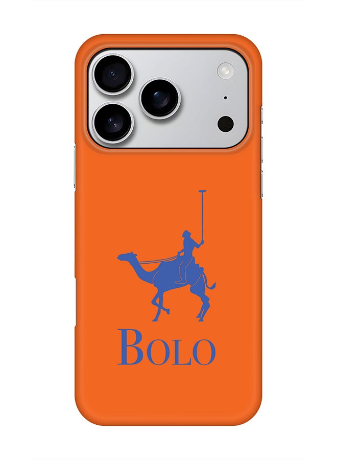 Stylizedd For iPhone 17 Pro,Case, [Compatible with MagSafe] Magnetic cover Slim fit Protection Matte, - BOLO Orange