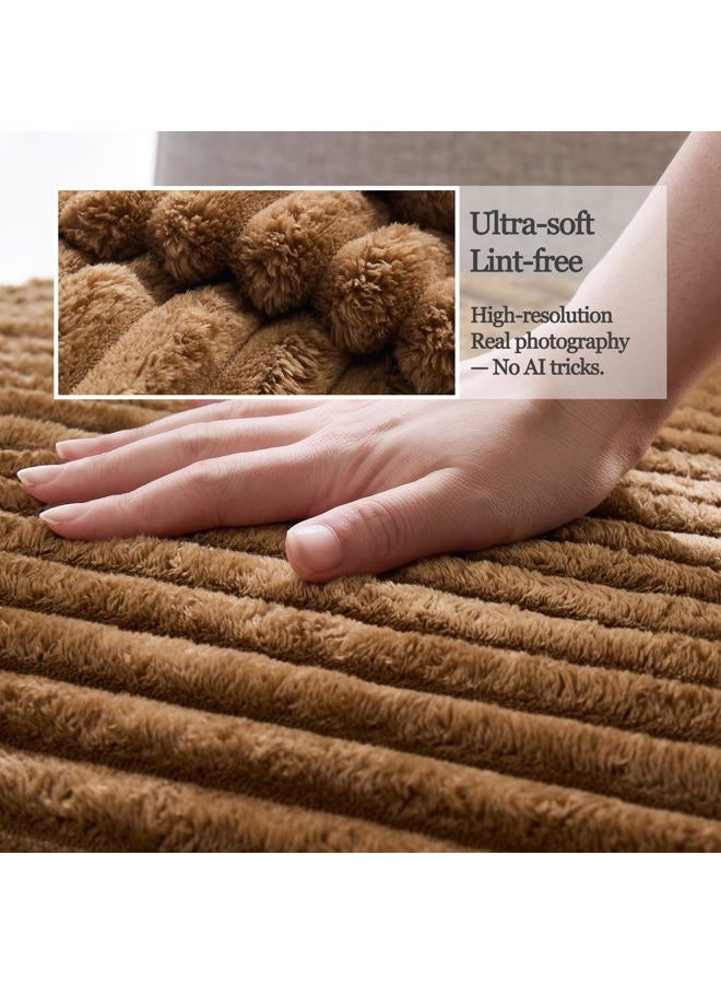 Meider 100% Waterproof Couch Arm Covers 2pcs, Fuzzy Chair Arm Covers Thick Soft Recliner Chair Armrest Protectors, Non-Slip Couch Armrest Cover Pet mats for Sofa (Coconut, 22" x 22" 2 Pack) - Image 5