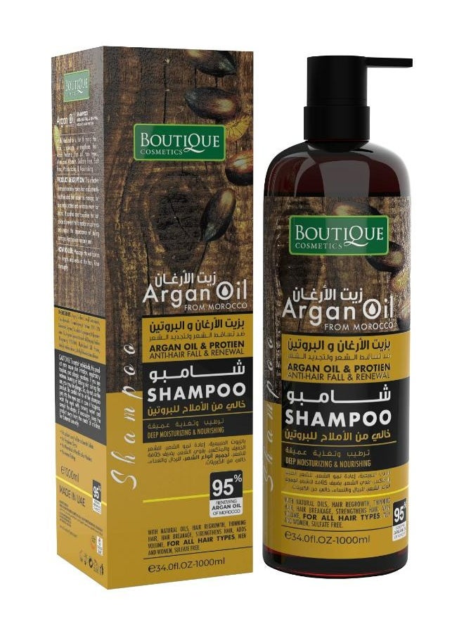 BOUTIQUE ARGAN OIL AND PROTEIN B5 SHAMPOO 1000 ML 
