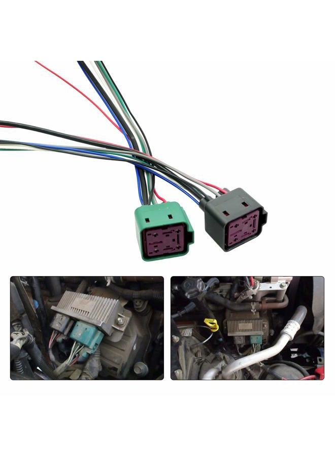 Nahntaipy Powerstroke Diesel Glow Plug Control Relay Connector Wiring Fits for Ford E-350 E-450 F-250 F-350 F-450 F-550 F650 F750 6.0L 6.4L 7.3L Replace 4C3Z12B568AA YC3Z12B533AA DY876 YC3Z12B533AA - Image 3
