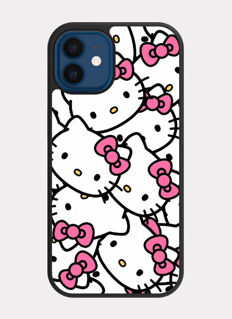 PXLAAT iPhone 12 case cover Hello Kitty Rosa - Image 1