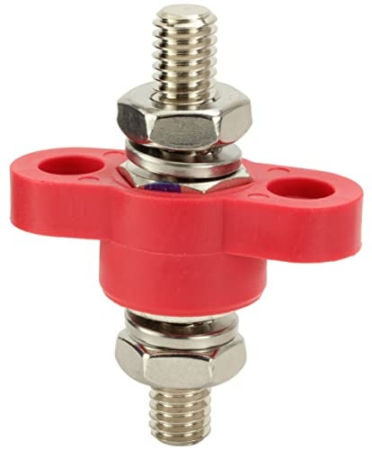 Fastronix Solutions Fastronix 3/8" Red Remote Battery Terminal Feed Thru - Image 1