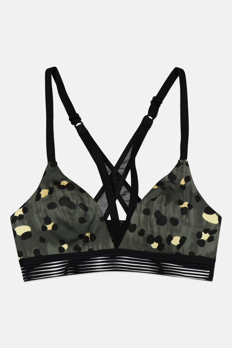 Etam Women Padded Lace Bra, Black - Image 1