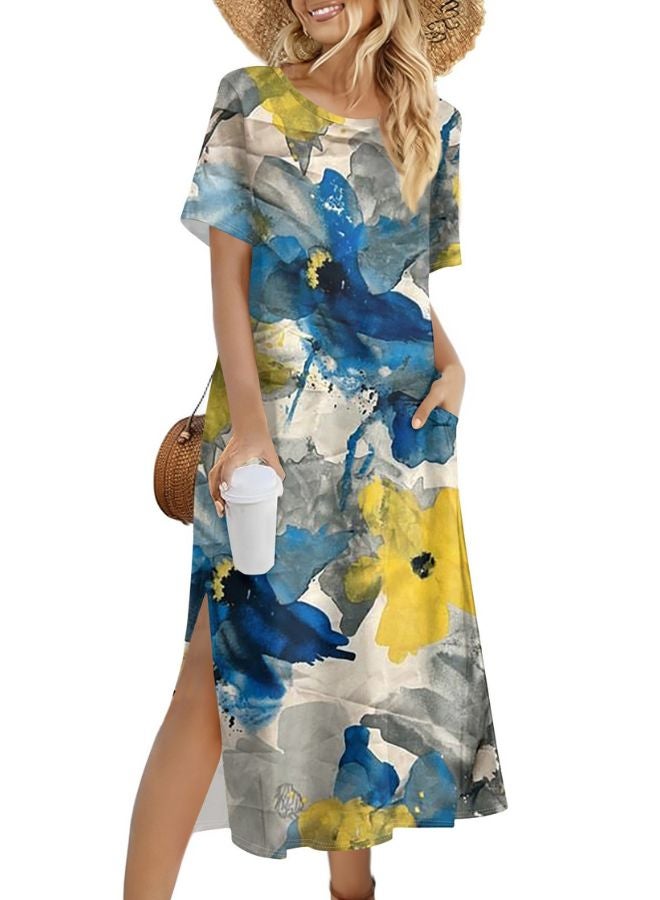 Tepveisoy Women's Fashion Summer Dresses Casual Beach Dresses One Piece Dress Slim Holiday Dress  - Image 1