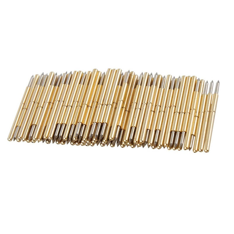 Spring Test Probe Pogo Pin Set 100Pcs Cone Head Replacement For PCB Testing - Image 4