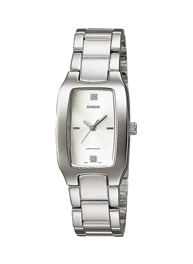 CASIO Women Enticer Water Resistant Analog Watch LTP-1165A-7C2 - 33 mm - Silver - Image 1