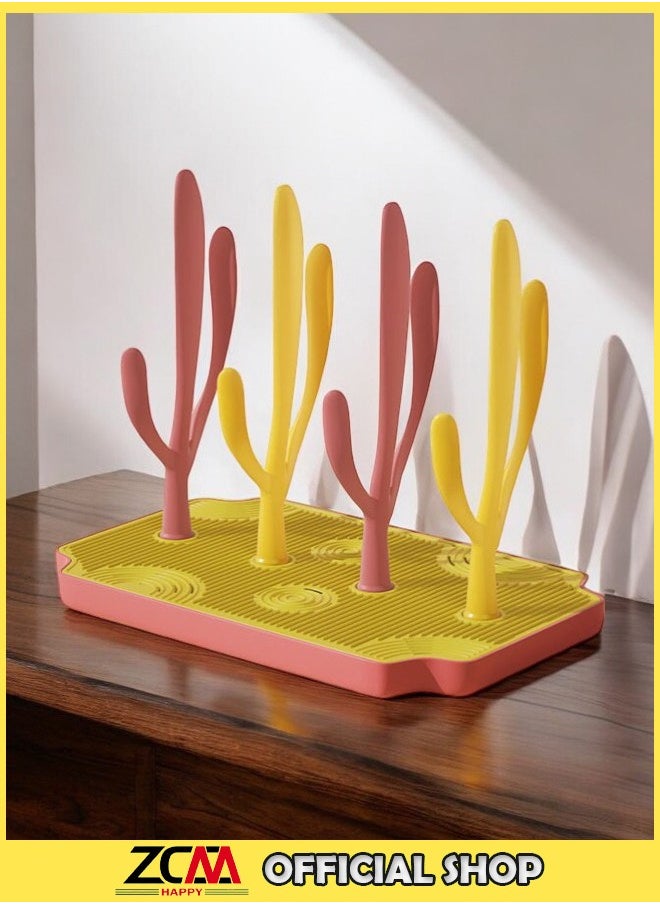 ZCM-HAPPY - Baby Bottle Drying Rack With High-quality PP Material, Non-toxic, and BPA-free - Image 1