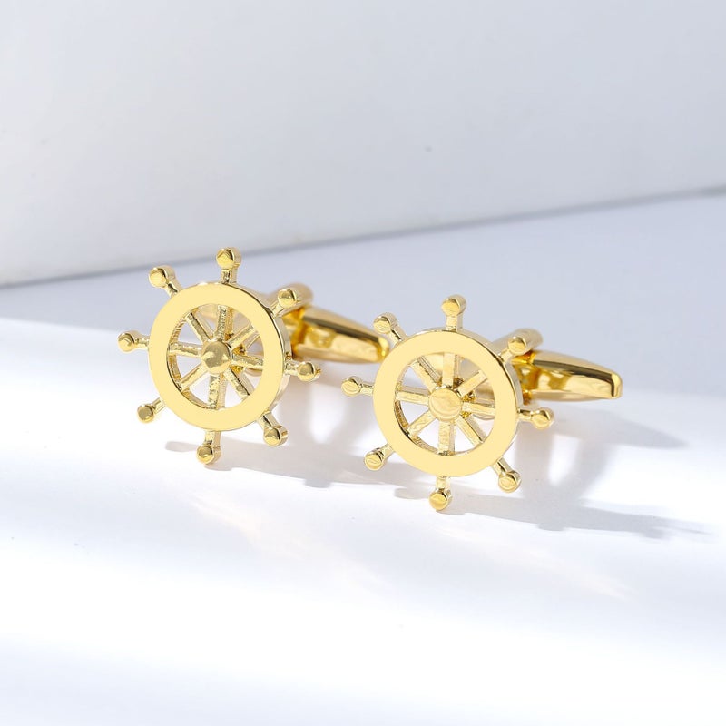 Fashion Creative New Anchor Ship Tie Clip Men'S Business Casual Cufflink Set Accessories Decoration - Image 5