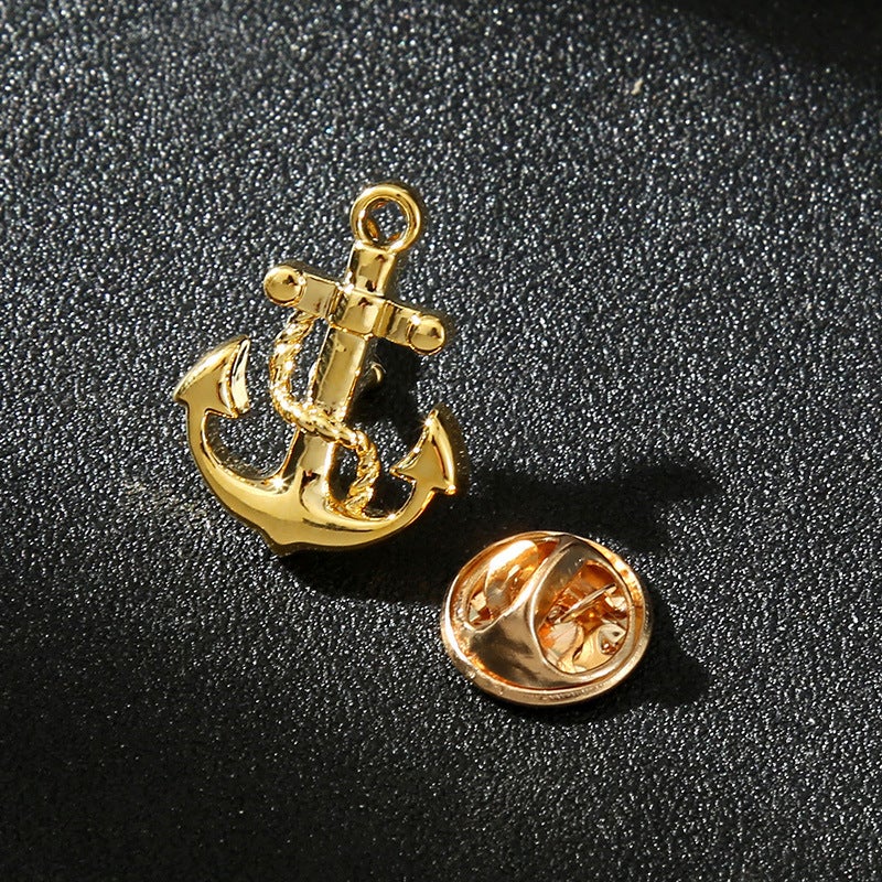 Fashion Creative New Anchor Ship Tie Clip Men'S Business Casual Cufflink Set Accessories Decoration - Image 3