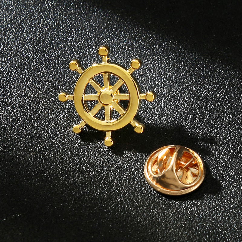 Fashion Creative New Anchor Ship Tie Clip Men'S Business Casual Cufflink Set Accessories Decoration - Image 1