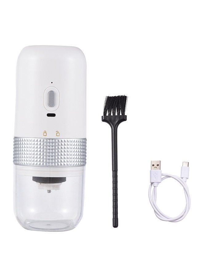 Portable Electric Burr Coffee Grinder 13W 200ml USB Rechargeable Adjustable Setting Cordless Coffee Bean Grinder with Cleaning Brush for Travel Camping Office Household  - Image 3