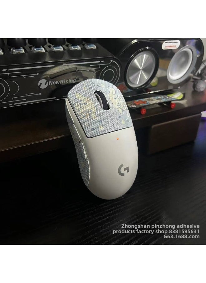 Generic - Anti-slip Mouse Stickers Logitech GPW One Or Two Generation GPROX Special All-inclusive Sweat-absorbent Anti-sweat Hand Stickers Lizard Skin-Color:gpw II ] - Image 1