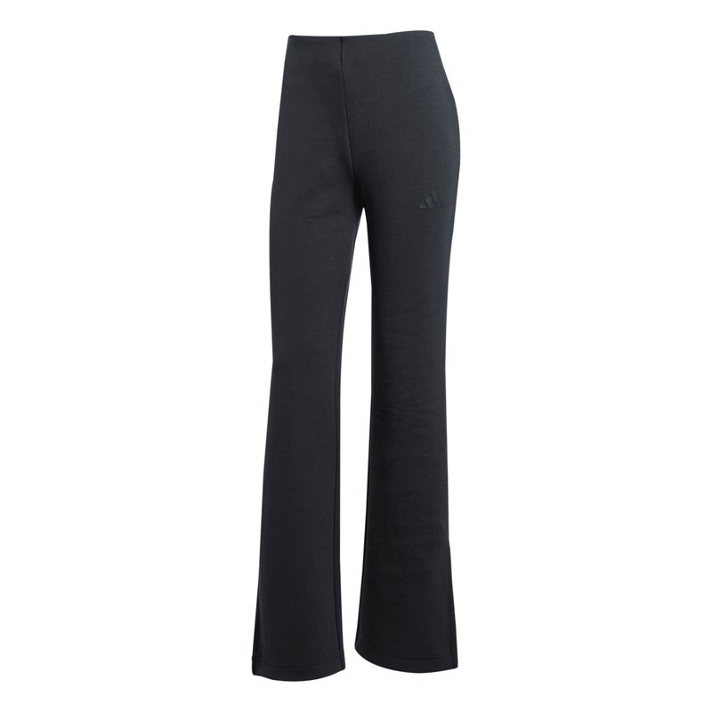 Adidas Soft Lux Flared Tracksuit Bottoms - Aurora Ivy - Image 1