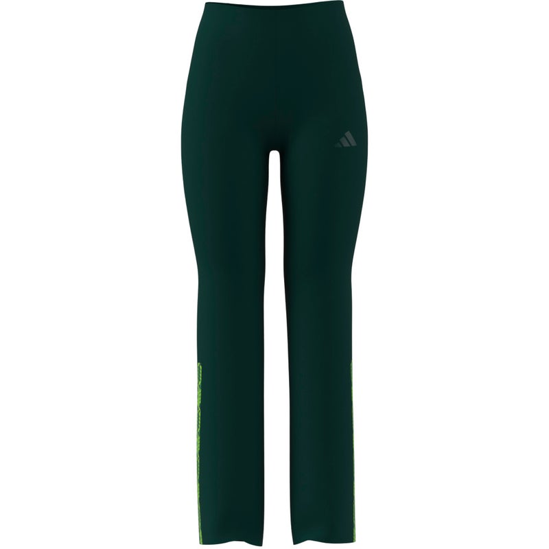 Adidas Soft Lux Flared Tracksuit Bottoms - Aurora Ivy - Image 4